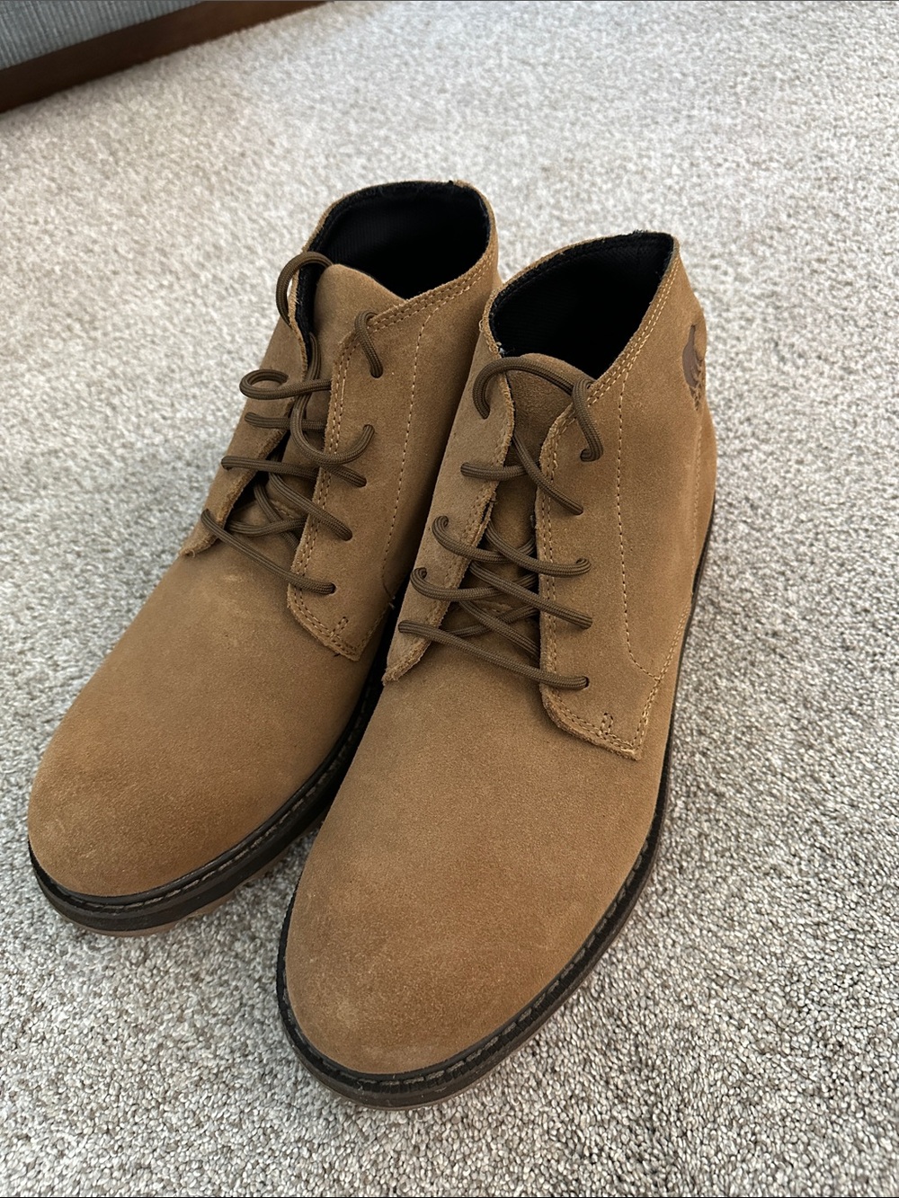 Sorel Men's Madson ll chukka waterproof boots Tan Suede Lace-Up size 10